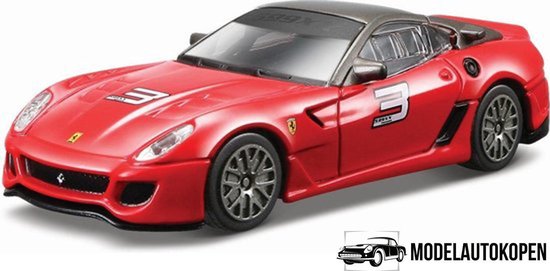Ferrari Race & Play Assembly Kit 599xx (Rood) (11cm) 1/43 Bburago -  Modelauto -... | bol.com