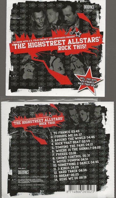 Highstreet Allstars Rock This, Highstreet | CD | Muziek | bol.com