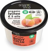 Organic Shop Pink Lychee & 5 Oils Body Cream 250ml