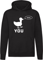 Hoodie Duck you - eend