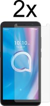 Alcatel 1B 2020 Screenprotector - Beschermglas Alcatel 1B screen protector glas - 2 stuks