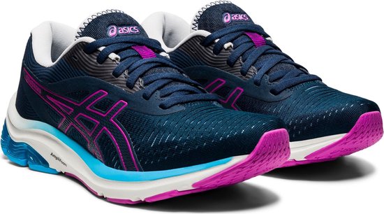 Foto: Asics sportschoenen maat 42 vrouwen navy paars