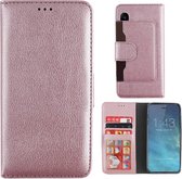 Wallet Case voor Apple iPhone X/Xs - BookCase Roze