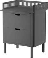 Sebra commode hout lades in de kleur grijs