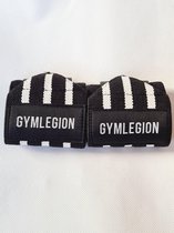 Gymlegion Wrist Wraps - Krachttraining - polsbrace - polsband - zwart/wit