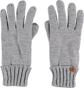 Handschoenen dames winter - Gebreid - One size - Lichtgrijs  - Ski