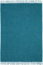 Lopi JOKULBLAMI - Wollen Plaid - 110x170 - Blauw/Groen