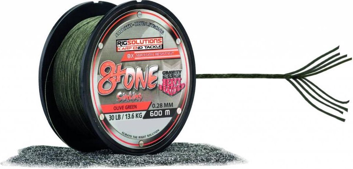 Rigsolutions - 8+one - braid - 600m - 30LB