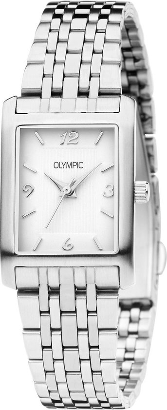 Olympic OL26DSS127 Oregon Horloge - Staal - Zilverkleurig - 30mm