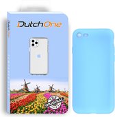 iPhone SE 2020 hoesje Lichtblauw - Siliconen - Case - Hoesjes - Back cover - Geschikt voor iPhone 7/8/SE2020