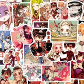 100 Stks/set Toilet-Bound Hanako-Kun Anime Pvc Waterdichte Stickers