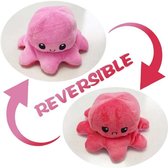 Octopus Knuffel - Mood Knuffel -  Squishy - Omkeerbaar - Roze - Licht Roze - Inkvis knuffel - Kado - Moederdag