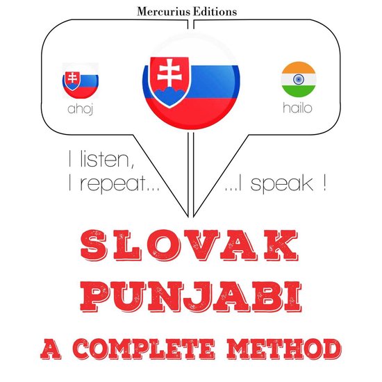 Slovenský - Punjabi: kompletná metóda - cover