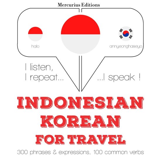 kata perjalanan dan frase dalam bahasa Korea - cover