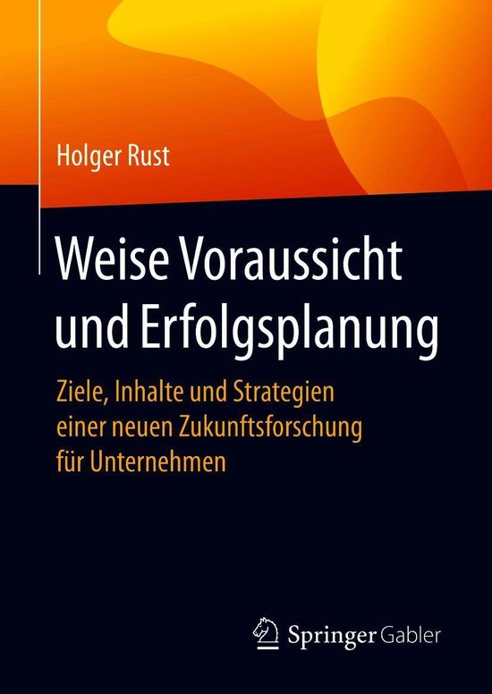 Weise Voraussicht und Erfolgsplanung - cover