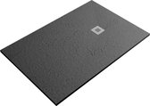 Receveur de douche en composite Slim Eco 120x140 cm ardoise anthracite