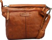 Bagsac Leren Schoudertas 6004 Cognac