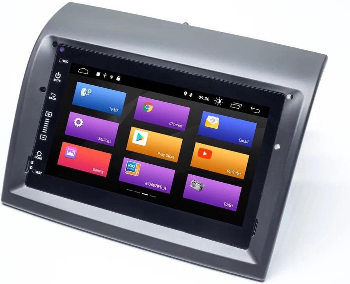 Fiat Ducato 2006-2021 Citroen Jumper 2006-2021 Peugeot Boxer 2006 - 2021 Android 10 navigatie en multimediasysteem 2+16GB INGEBOUWDE CARPLAY bluetooth usb wifi