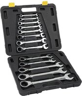 Kraft Pro+ Ringratel set 13delig - 8tot32mm - 72 Tandig - Inc opbergkoffer