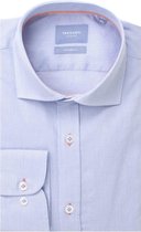 Tresanti Heren Overhemd Blauw Dobby Cutaway Tailored Fit - 38