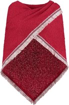 About Accessories - Warme winter driehoek dames sjaal - Rood
