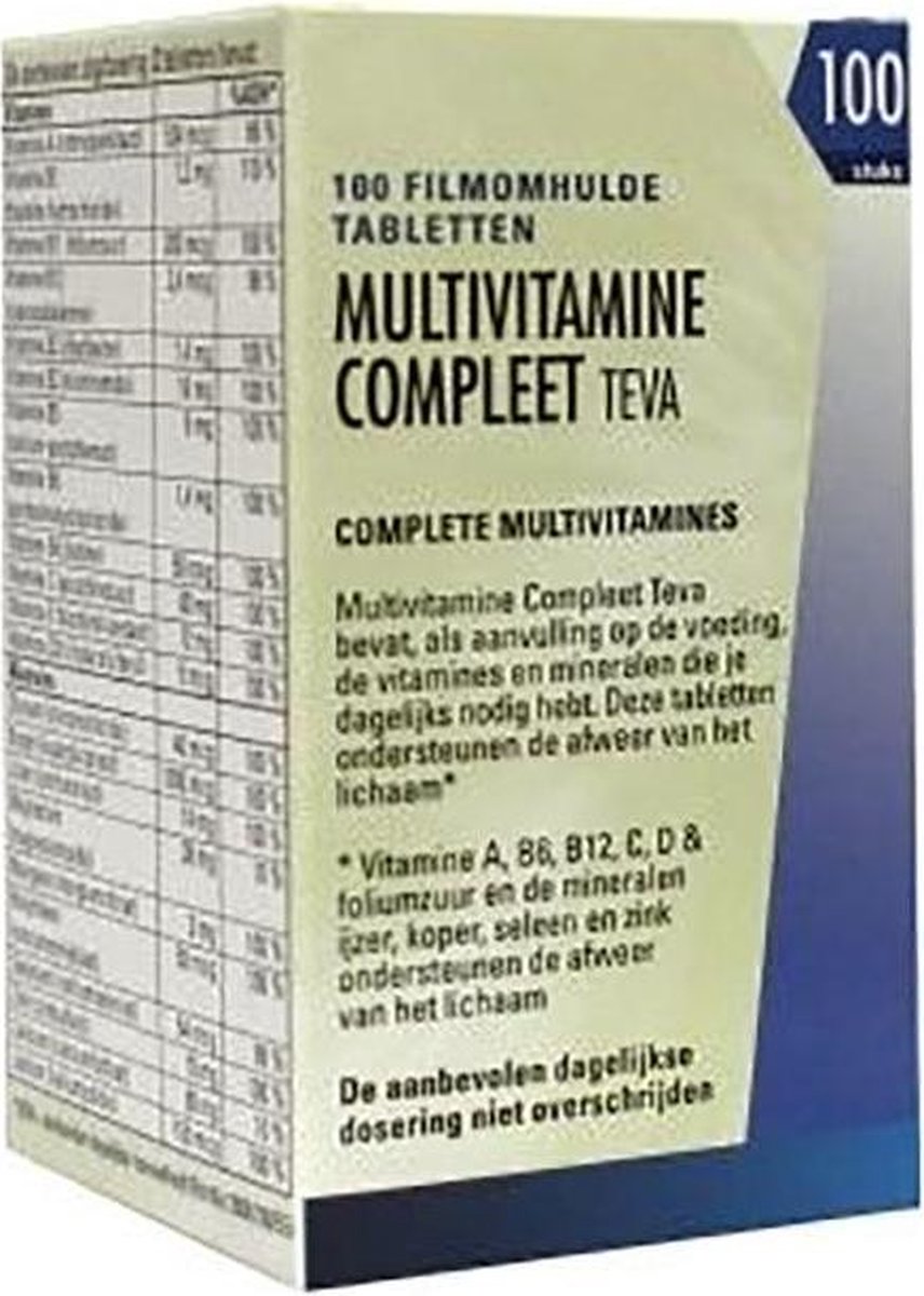 Multivitamine compleet Teva tabletten