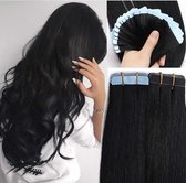 Tape Extensionns INDIA MANGALO #1 human hair 50gr 50cm hair extensions