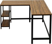Milo Labels Hoekbureau - Werktafel - Kantoortafel - Bureaus - 130 x 140 x 176 cm