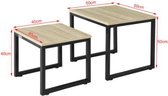 2 koffietafels - industrieel - modern - tafels - salontafel - salontafels - woonkamer - kastjes - L&B Luxurys