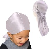 FRESHCOUPES - Durag Voor Kinderen/Baby's - Silky Grijs