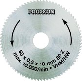 Proxxon 28011 Lame de scie circulaire au carbure 50 x 10 x 0.5 mm Nombre de dents: 80 1 pc(s)