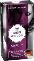 Mein Kondom Safety - 12 Condooms - Glijmiddel - Condooms - Vibrator - Penis - Buttplug - Sexy - Tril ei - Erotische - Man - Vrouw - Heren - Dames
