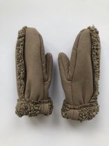 Manoh wanten kinderwanten 2-5 jaar taupe teddy