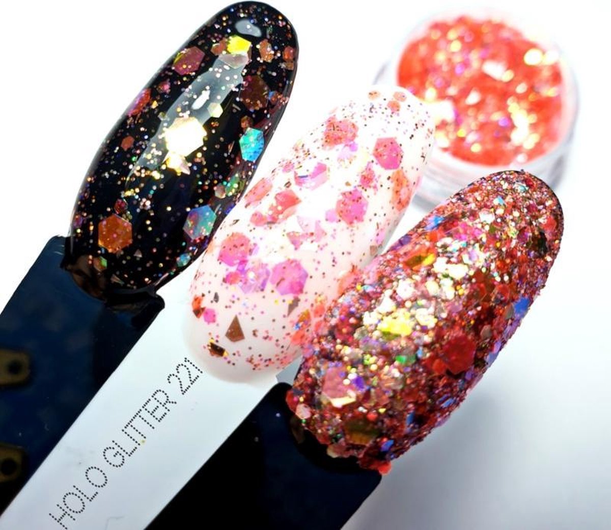 Goedkoopste Nailart Glitters - Nagel glitters - Korneliya HOLO Glitter Mix 221