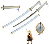 Demon Slayer - Zenitsu Agatsuma Yellow NichirinDemon Slayer zwaard, Animé zwaard, Cosplay zwaard, Manga, Cosplay