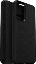 Otterbox - Strada Case wallet hoes - Geschikt voor Samsung Galaxy S21 Plus / S21+ - Zwart + Lunso Tempered Glass