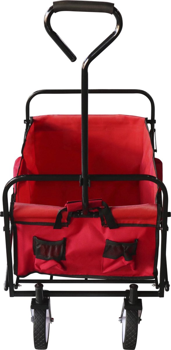 AXI AB100 Opvouwbare Bolderwagen in Rood - Bolderkar - Eenvoudig mee te nemen - Max. 80kg - Metaal van Axi — afbeelding 2