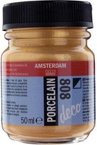 Ecola porseleinverf 808 Goud Dekkend 50 ML