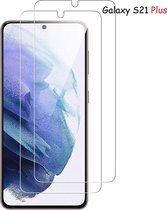 Screenprotector Geschikt voor Samsung Galaxy S21 Plus Screenprotector Tempered Glass - 2 Stuks