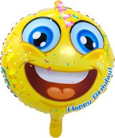 Emoticon Happy Birthday Folieballon