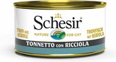 14x Schesir Kattenvoer Tonijn en Barnsteenmakreel 85 gr