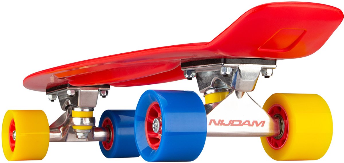 Nijdam FlipGrip Skateboard - Sunset Cruiser - Rood — afbeelding 5