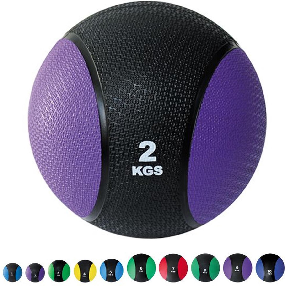 CORE POWER Medicine Gewichtballen- 2kg - gewichtbal - zware bal - trainingsbal met gewicht
