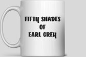 Mok "Fifty shades of earl grey" - Thee/Koffie Mok - Keramiek - 325 ml