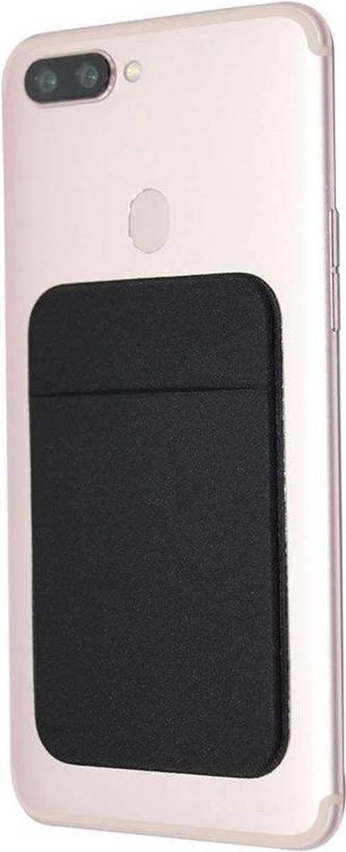 DrPhone SWCC1 – Mobiele Telefoon Portemonnee – Hoesje - Card Case – Elastisch - 10 Pasjes - Zwart