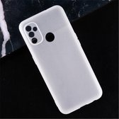 OnePlus Nord N100 hoesje - Gel case - Mat transparant - GSM Hoesje - Telefoonhoesje Geschikt Voor: OnePlus Nord N100