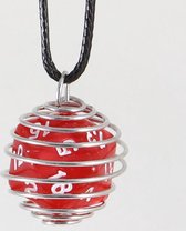 D&D Dungeons dragons ketting necklace Rood Red