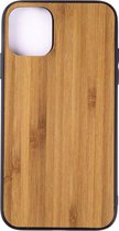 Houten Telefoonhoesje Iphone 12 MINI  - Bumper case - Bamboe