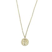 Eye coin ketting -  Goud - 42 cm