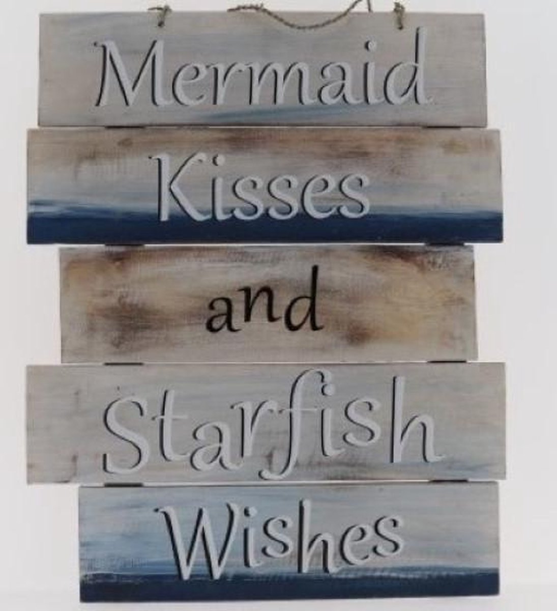 Beach Bord 40x55 cm handgemaakt van hout